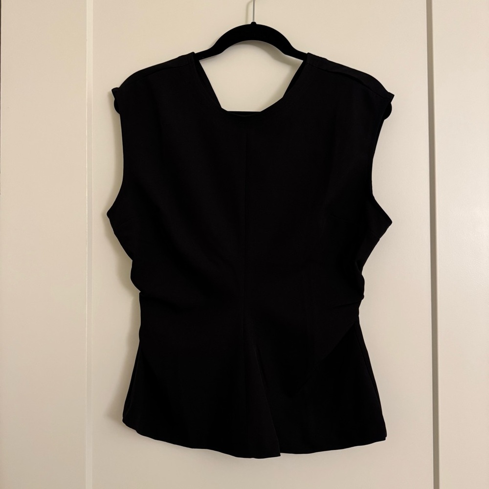 Zara Black Sleeveless Blouse